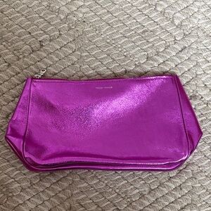 Pink Metallic Women's Clutch